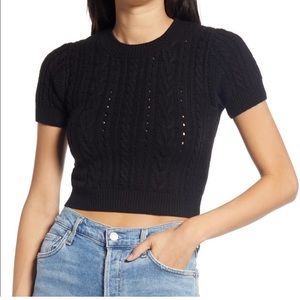 Free People Knit Sweater Crop top
